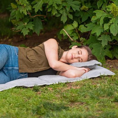 Mattress Pad and Pillow for Camping Cots