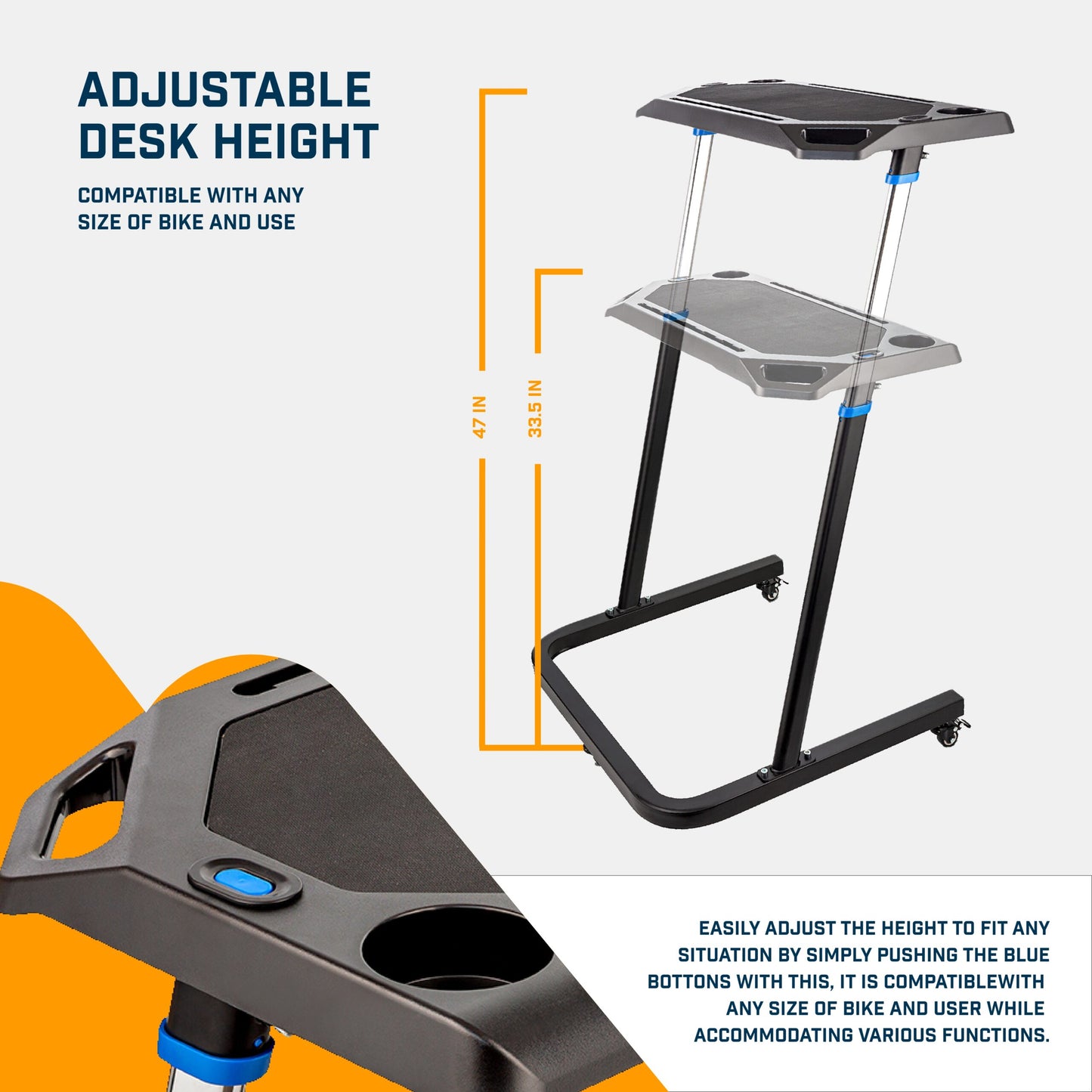 Bike Trainer Fitness Desk