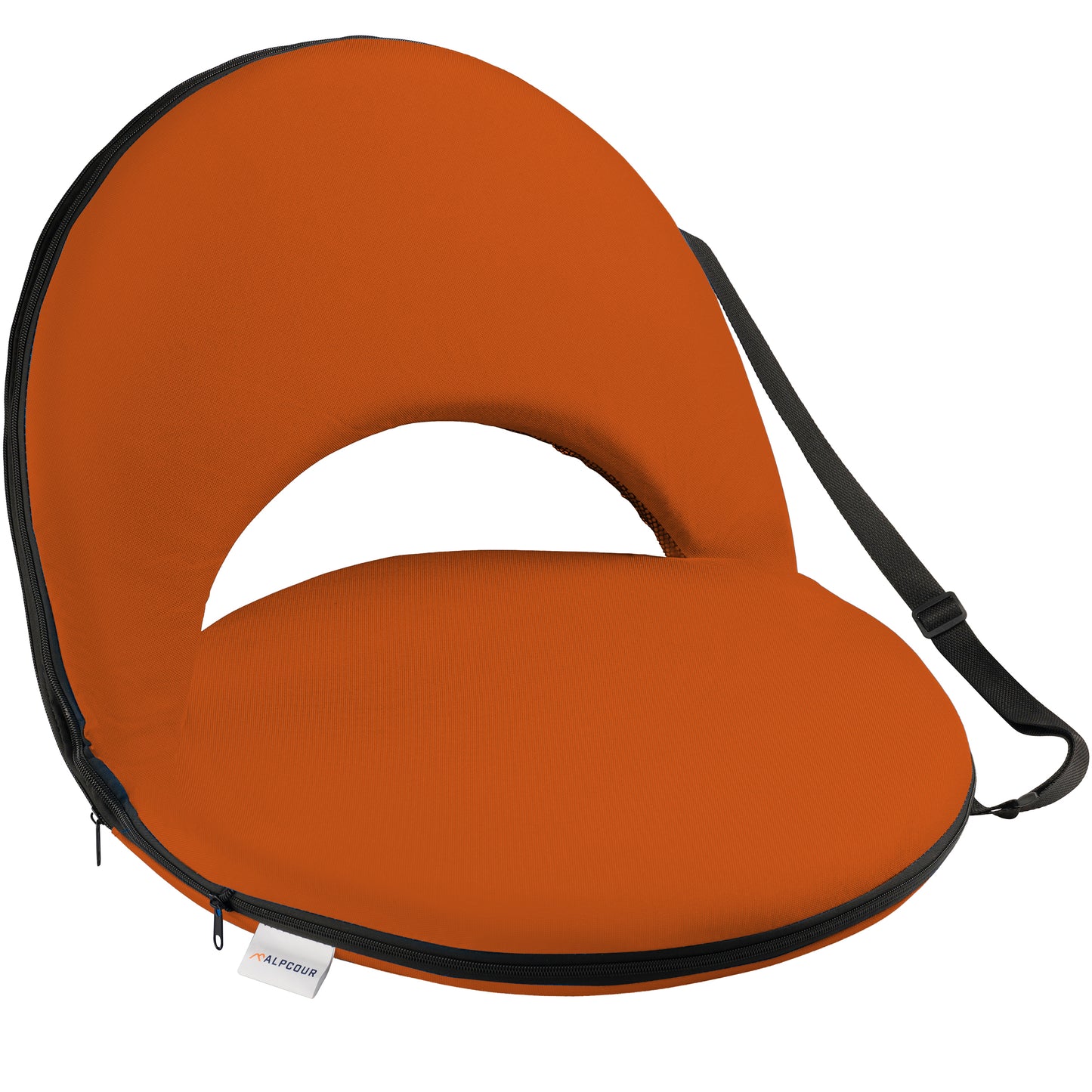 Reclining Stadium Seat with Storage Pocket