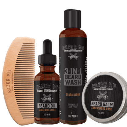 Beard Bundle and Gift Set - Sandalwood