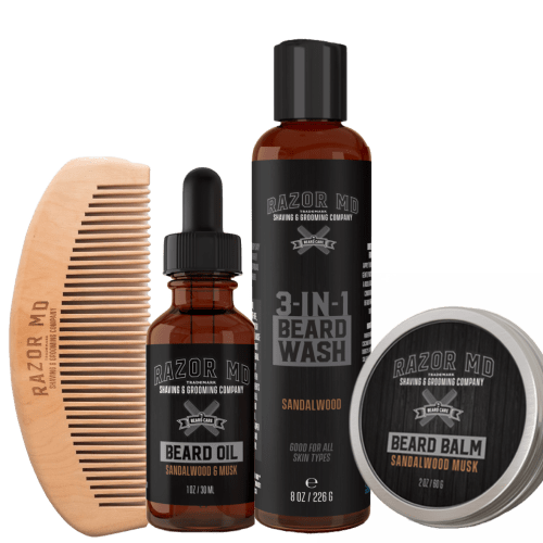 Beard Bundle and Gift Set - Sandalwood