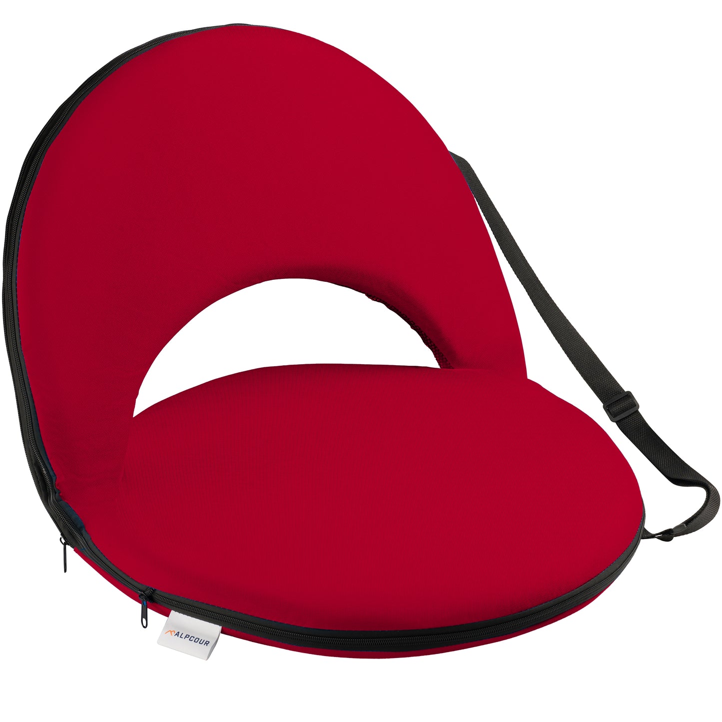 Reclining Stadium Seat with Storage Pocket