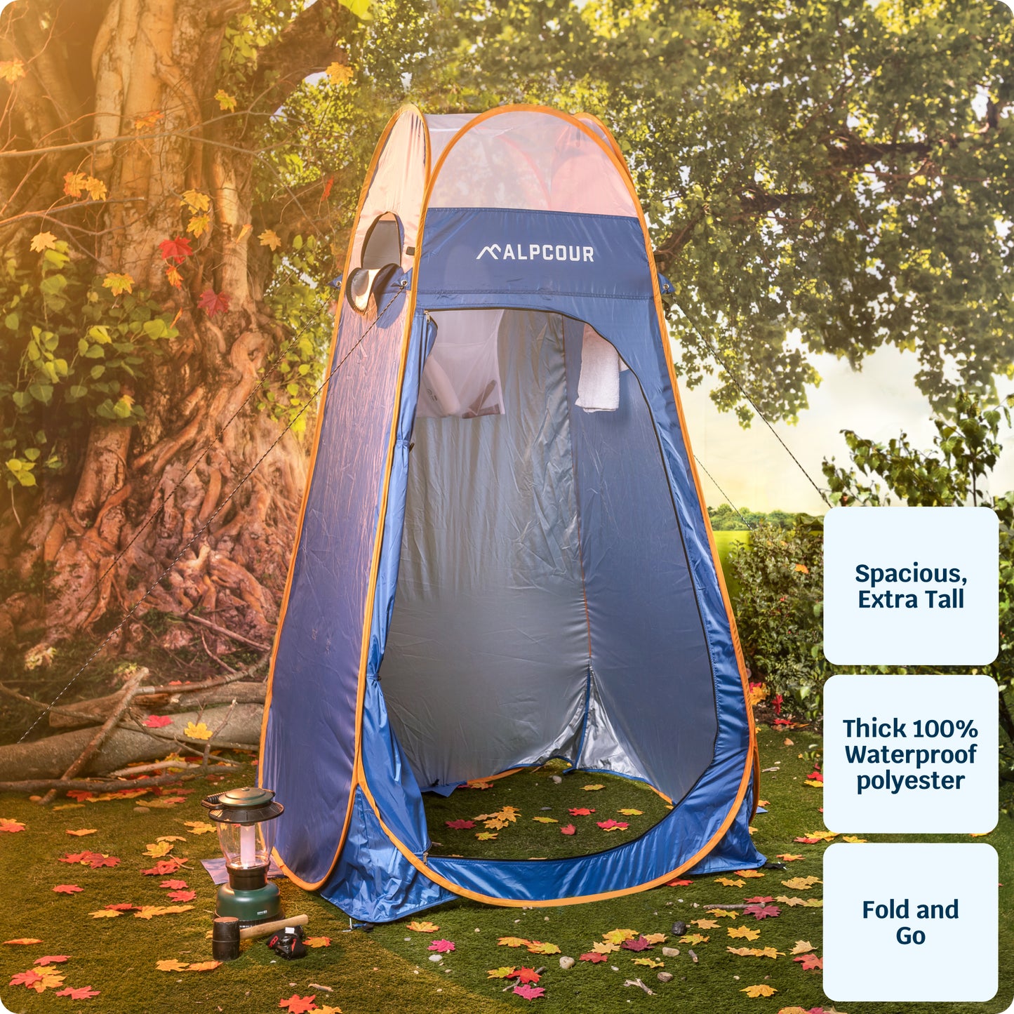 Portable Pop Up Tent with Multiple Features