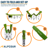 Folding Camping Cot - Large