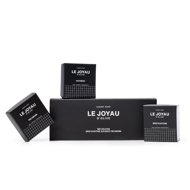 LE JOYAU D'OLIVE - Giftset Collection of 3 handcrafted soaps - All natural
