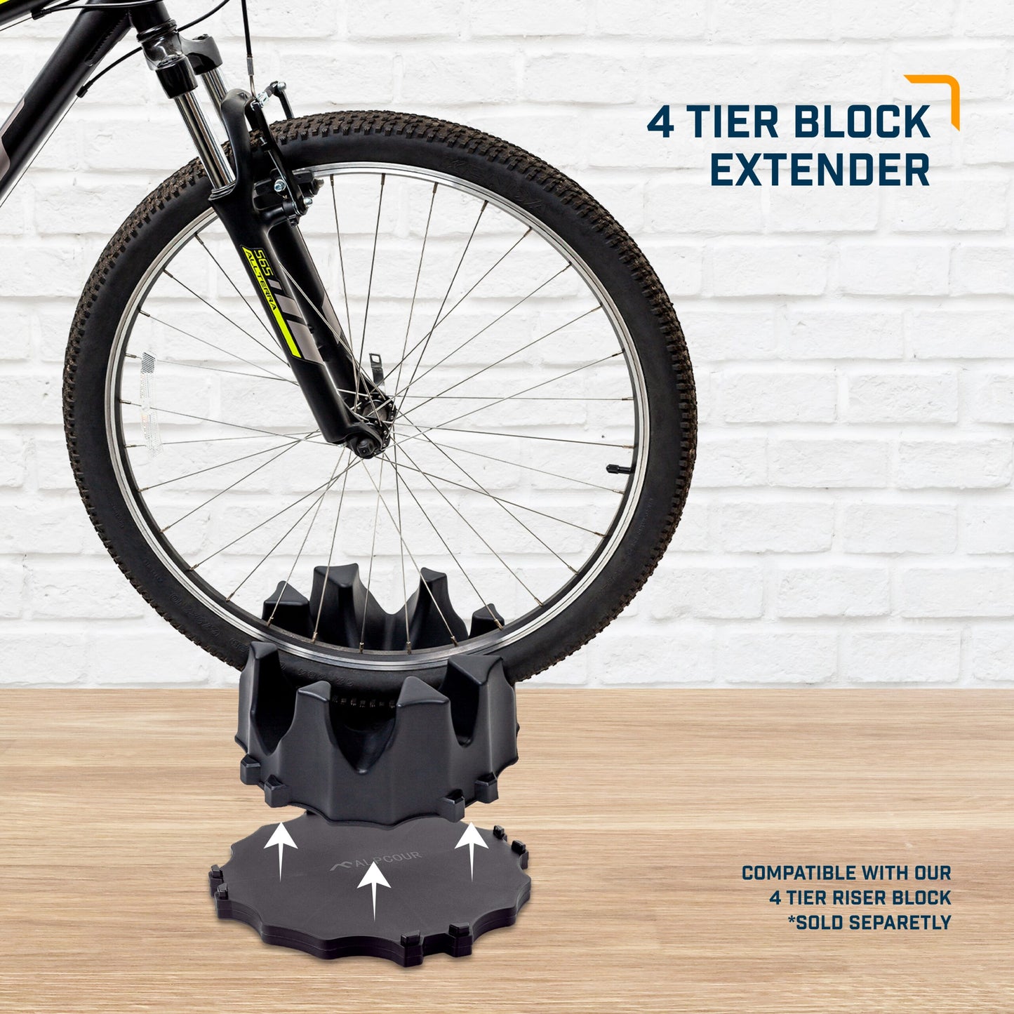 Bike Trainer 4-Tier Riser Block Extender