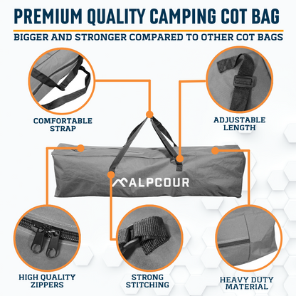 Alpcour Heavy Duty Camping Cot Bag