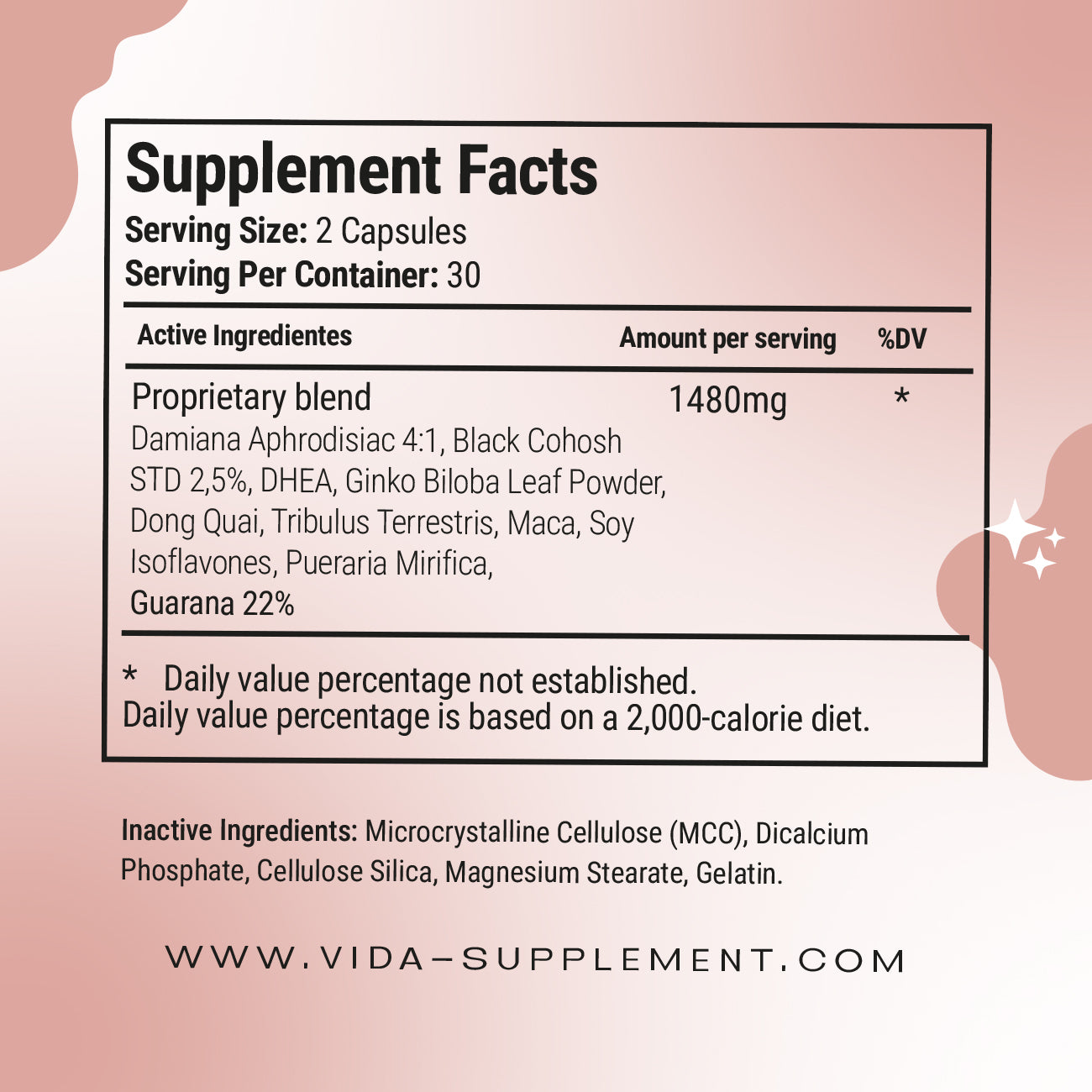 Menopause Essentials by Vida Supplement