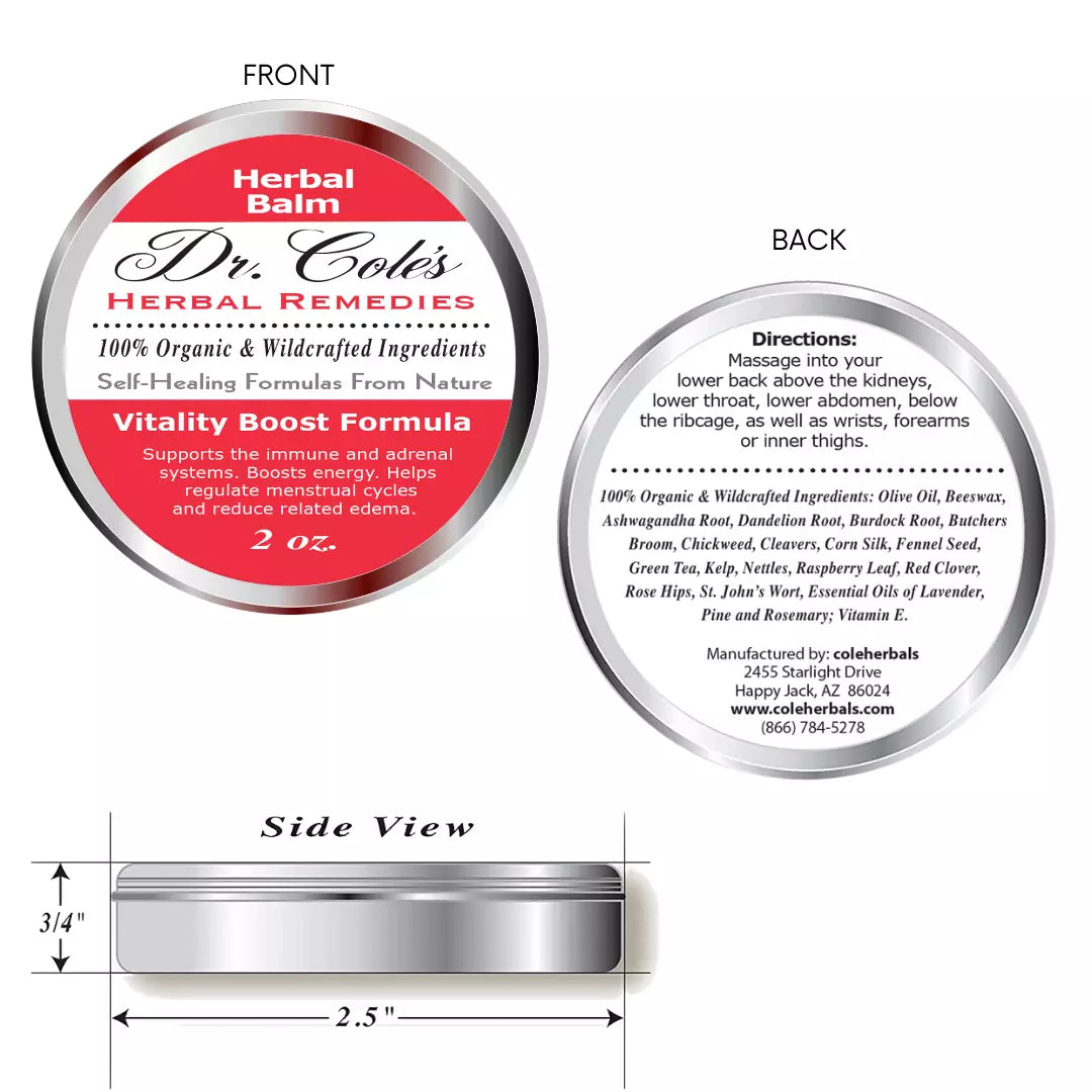 32 - Dr. Cole’s Vitality Herbal Balm