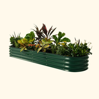 11" Tall 9 In 1 Large Modular Metal Raised Garden Bed Kit