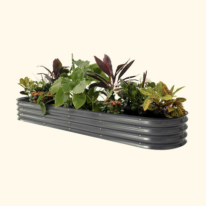 11" Tall 9 In 1 Large Modular Metal Raised Garden Bed Kit