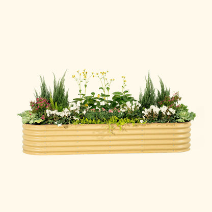 17" Tall 9 In 1 Large Modular Metal Raised Garden Bed Kit