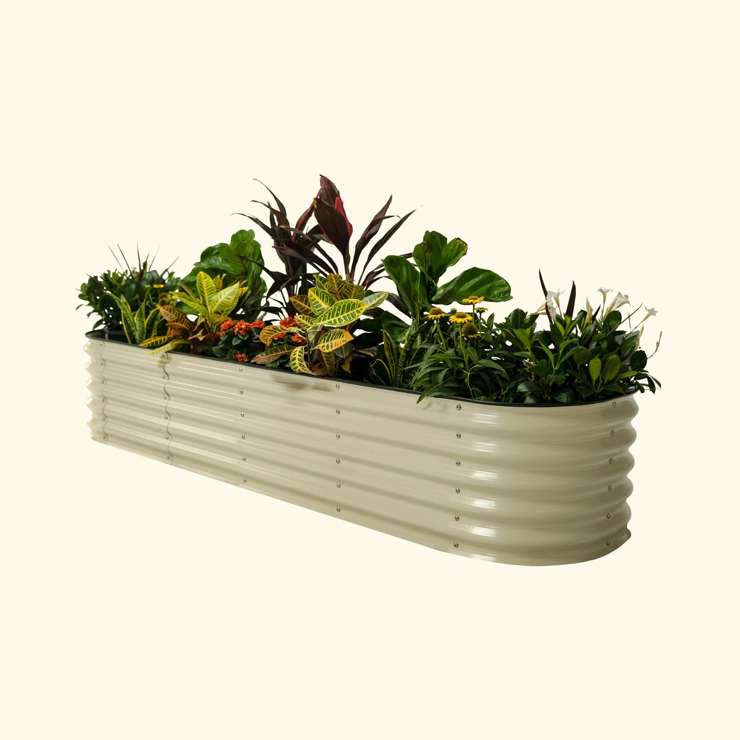 17" Tall 9 In 1 Large Modular Metal Raised Garden Bed Kit