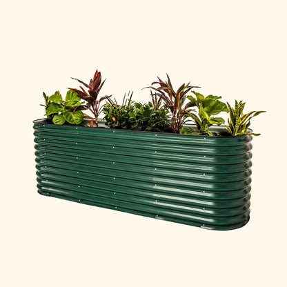 32" Extra Tall 9 In 1 Large Modular Metal Raised Garden Bed Kit