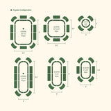 17" Tall 6 In 1 Medium Modular Metal Raised Garden Bed Kit