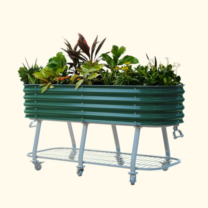 Elevated Rolling Self-Watering Garden Bed