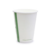 Vegware Single Wall Compostable White Hot Cups