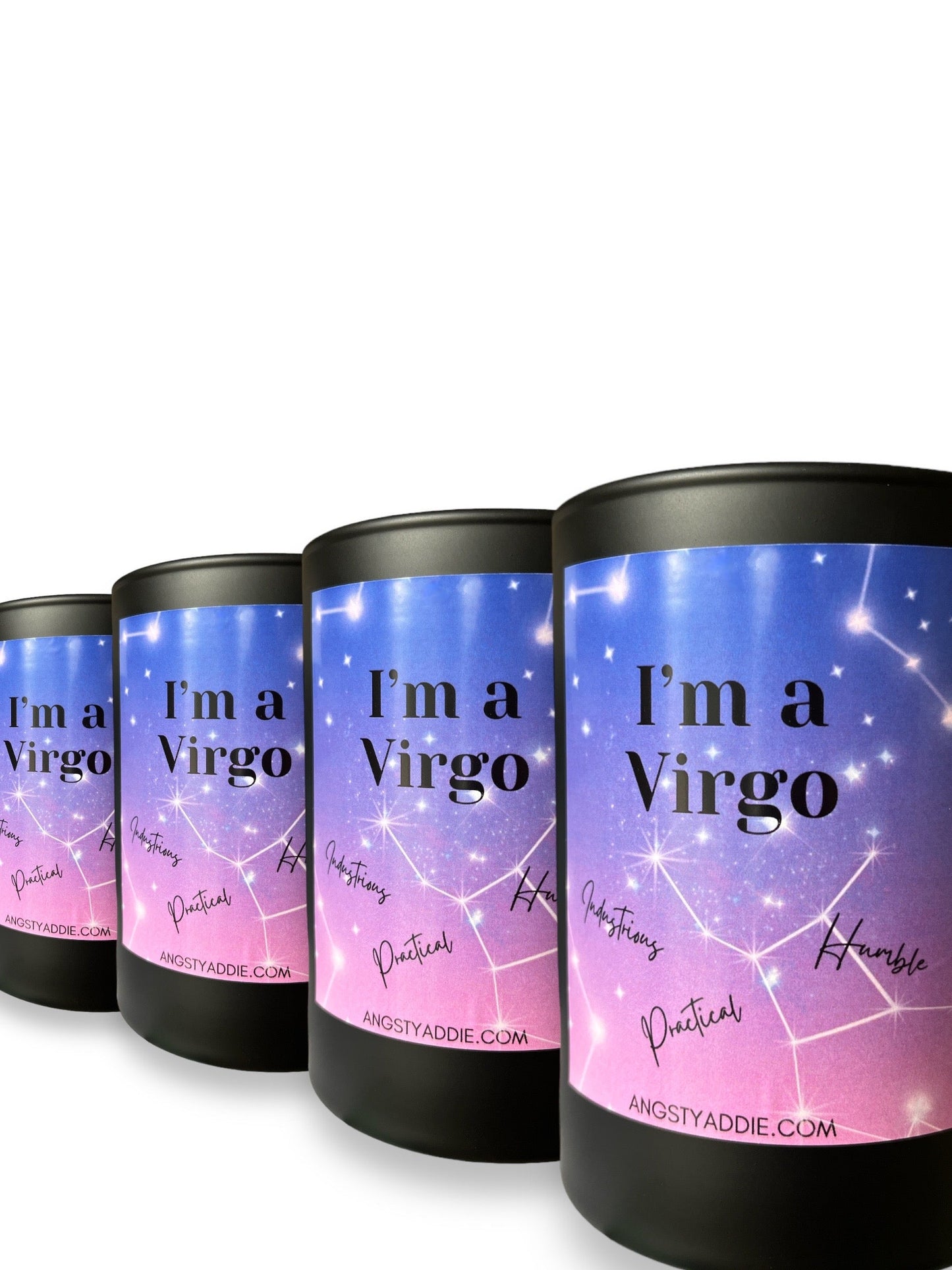 Virgo zodiac candle by Angsty Addie
