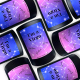 Virgo zodiac candle by Angsty Addie