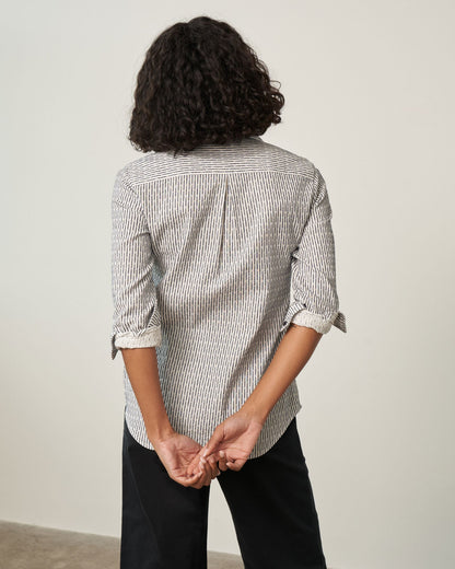 Organic Dobby Stripe Button Down by United By Blue