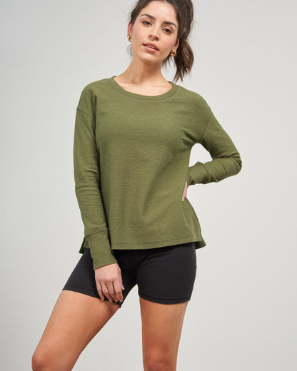 EcoKnit™ Textured Long-Sleeve Tee by United By Blue