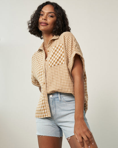 Organic Oversized Double Cloth Button Down by United By Blue