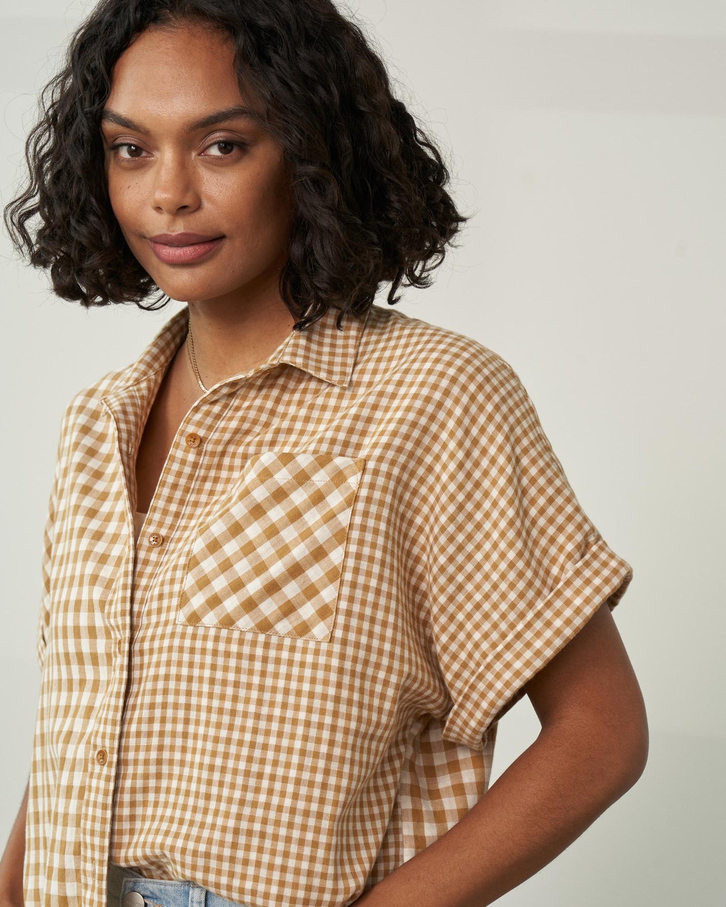 Organic Oversized Double Cloth Button Down by United By Blue