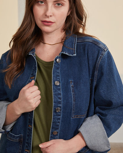 Organic Denim Painter's Jacket by United By Blue