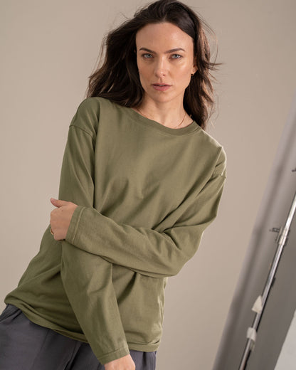 Organic Long-Sleeve Slouchy Tee by United By Blue