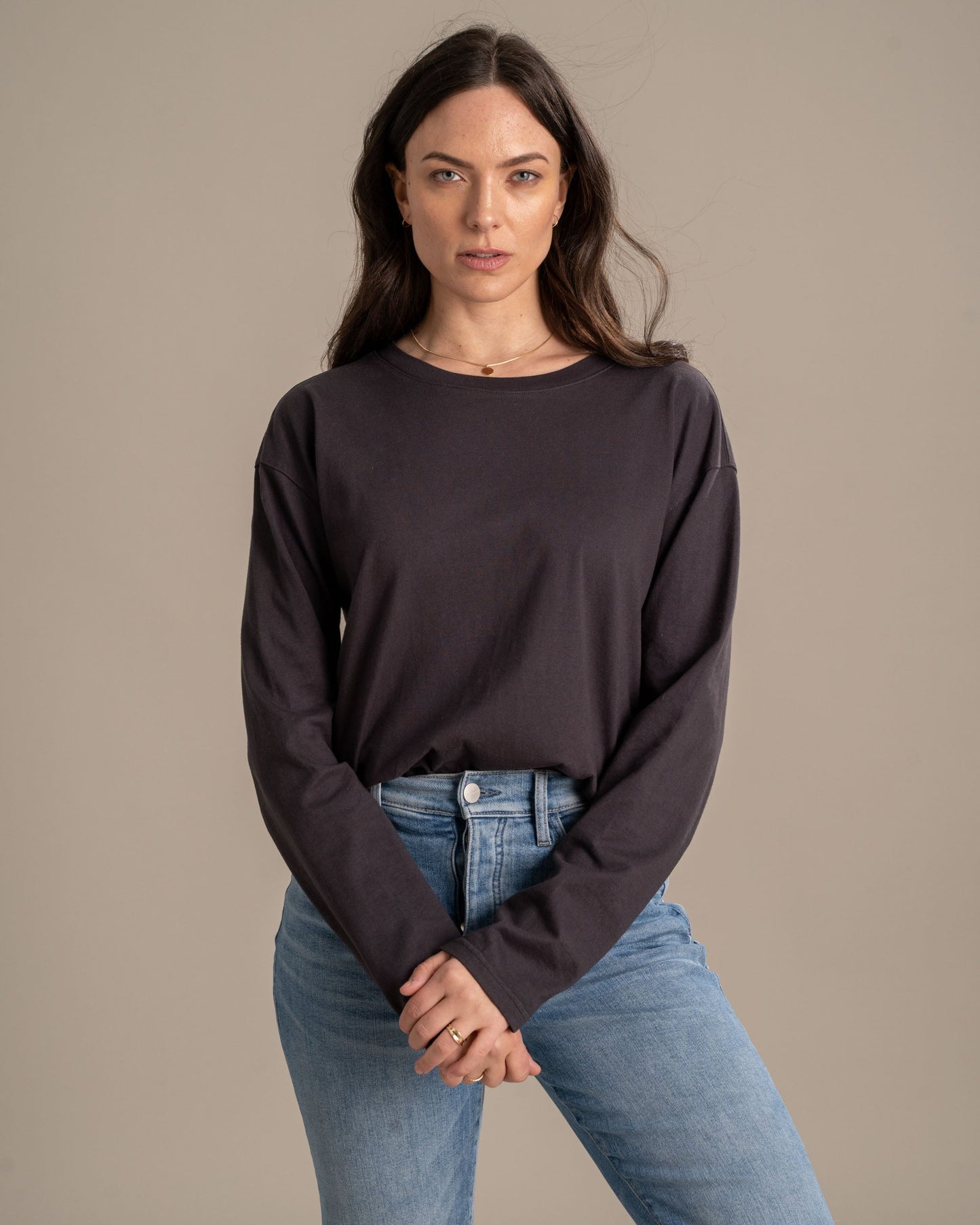 Organic Long-Sleeve Slouchy Tee by United By Blue