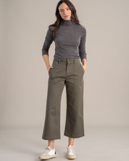 Organic Twill Wide Leg Pant by United By Blue