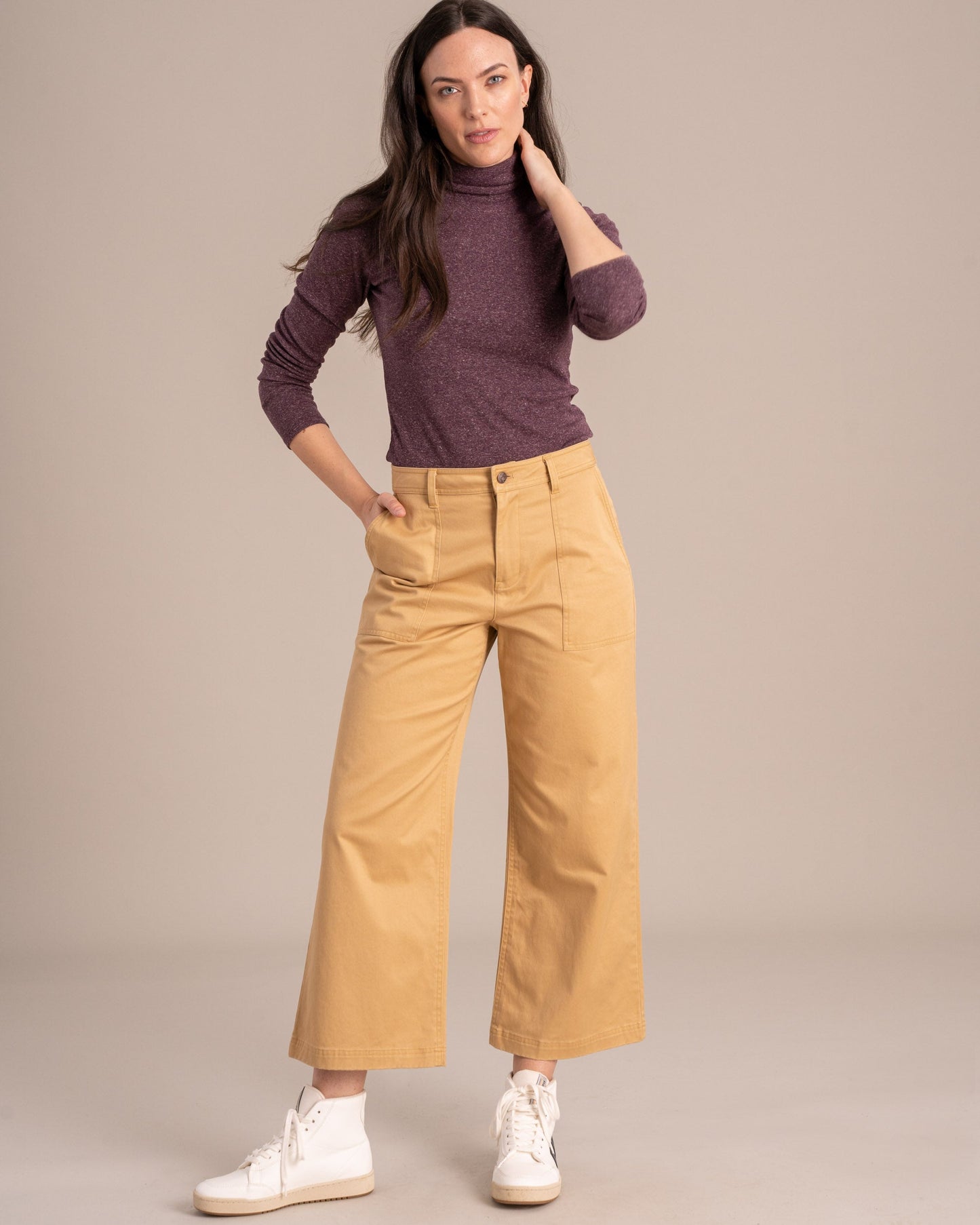 Organic Twill Wide Leg Pant by United By Blue