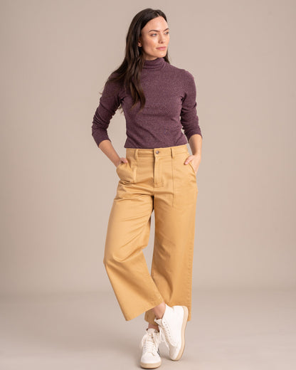 Organic Twill Wide Leg Pant by United By Blue