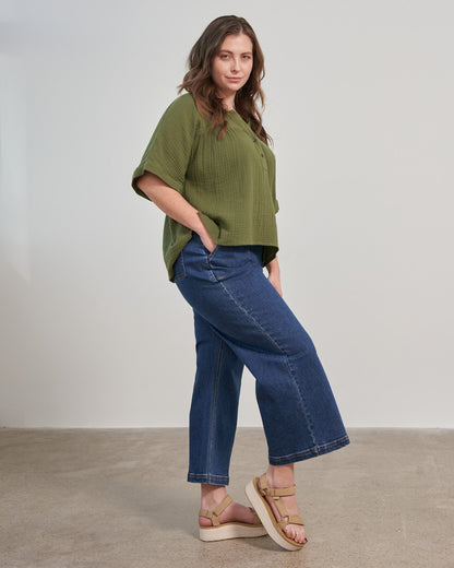 Organic Wide Leg Jean by United By Blue