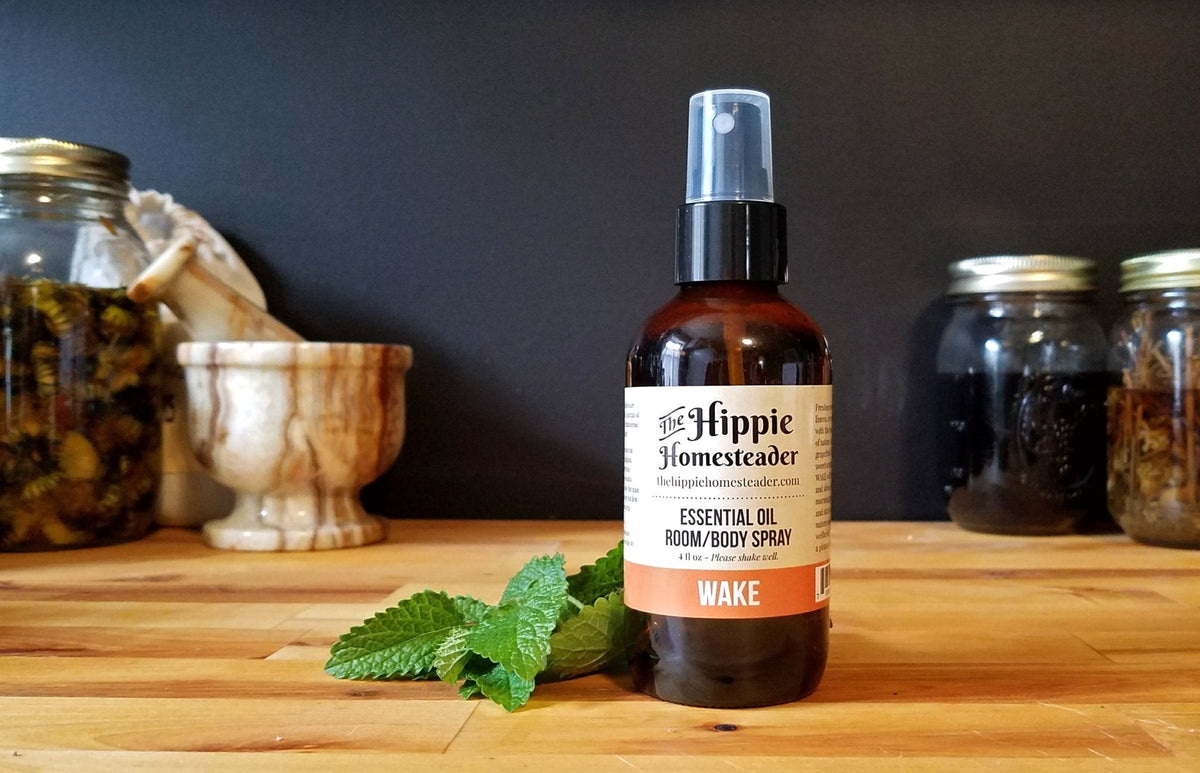 WAKE Room & Body Spray by The Hippie Homesteader, LLC