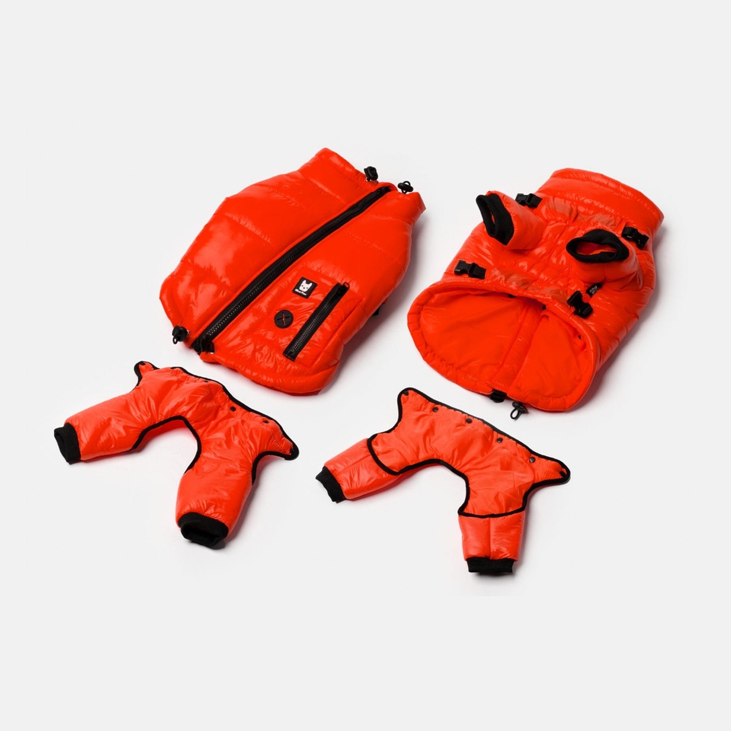 Whistler Full Body Dog Snowsuit - Red