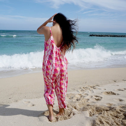 Women's Magenta Puakenikeni Jumpsuit