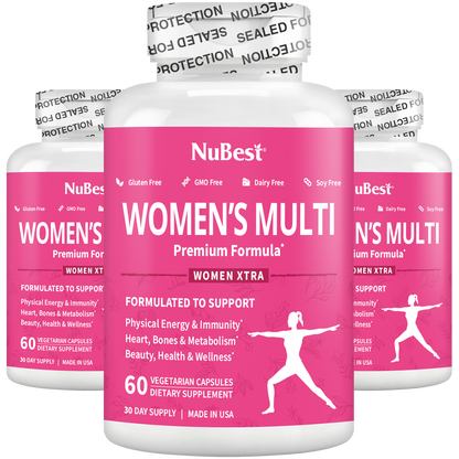 Women's Multi, Women Xtra, Immunity, Energy & Beauty Formula, 60 Vegan Capsules by NuBest Nutrition®