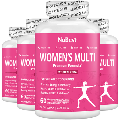 Women's Multi, Women Xtra, Immunity, Energy & Beauty Formula, 60 Vegan Capsules by NuBest Nutrition®