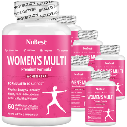 Women's Multi, Women Xtra, Immunity, Energy & Beauty Formula, 60 Vegan Capsules by NuBest Nutrition®