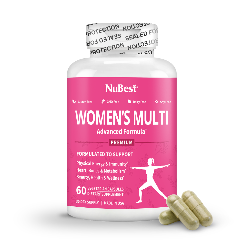 Women's Multi, Women Xtra, Immunity, Energy & Beauty Formula, 60 Vegan Capsules by NuBest Nutrition®