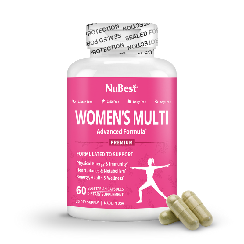 Women's Multi, Women Xtra, Immunity, Energy & Beauty Formula, 60 Vegan Capsules by NuBest Nutrition®