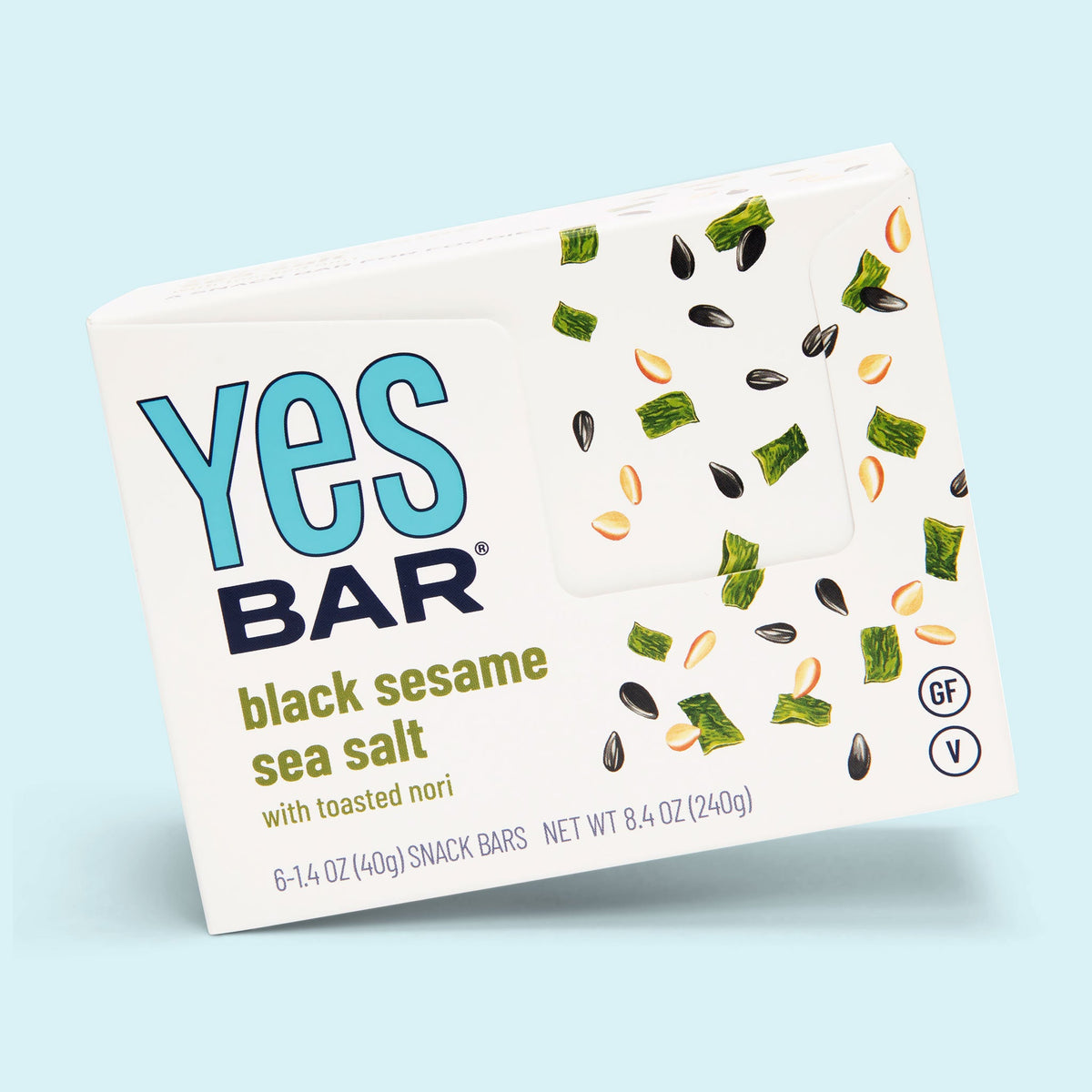 Black Sesame Sea Salt Six Pack by YES BAR®