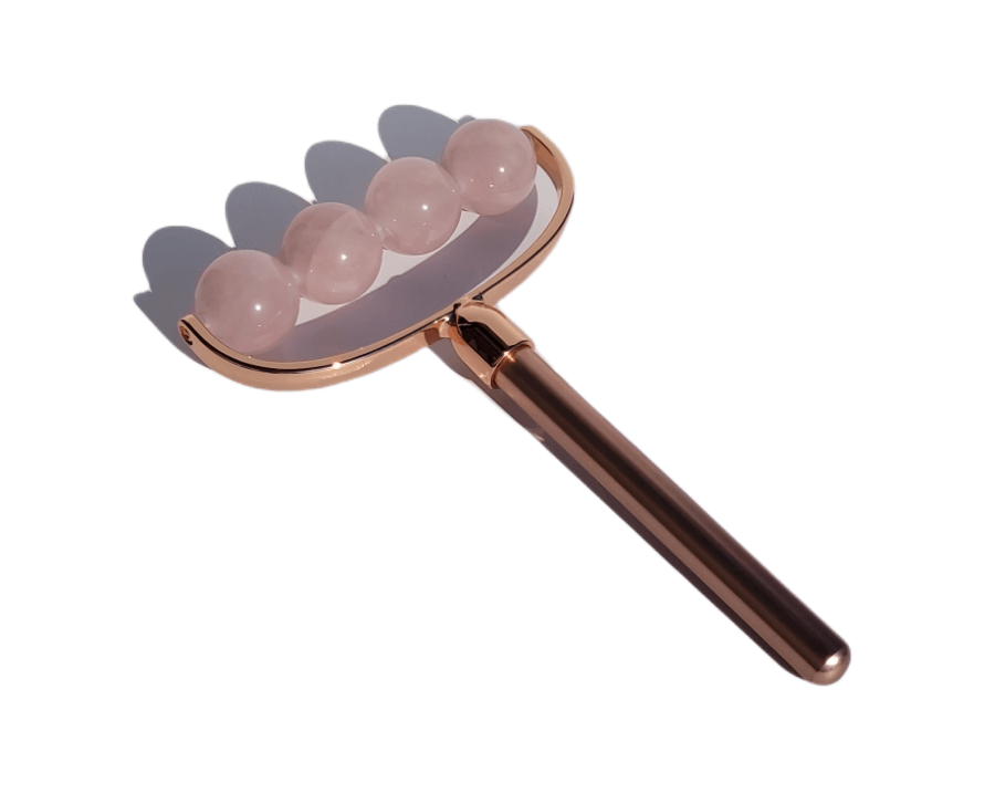 Maya 4 Stone Anti-Aging Facial & Body Roller - Rose Quartz by ZAQ Skin & Body