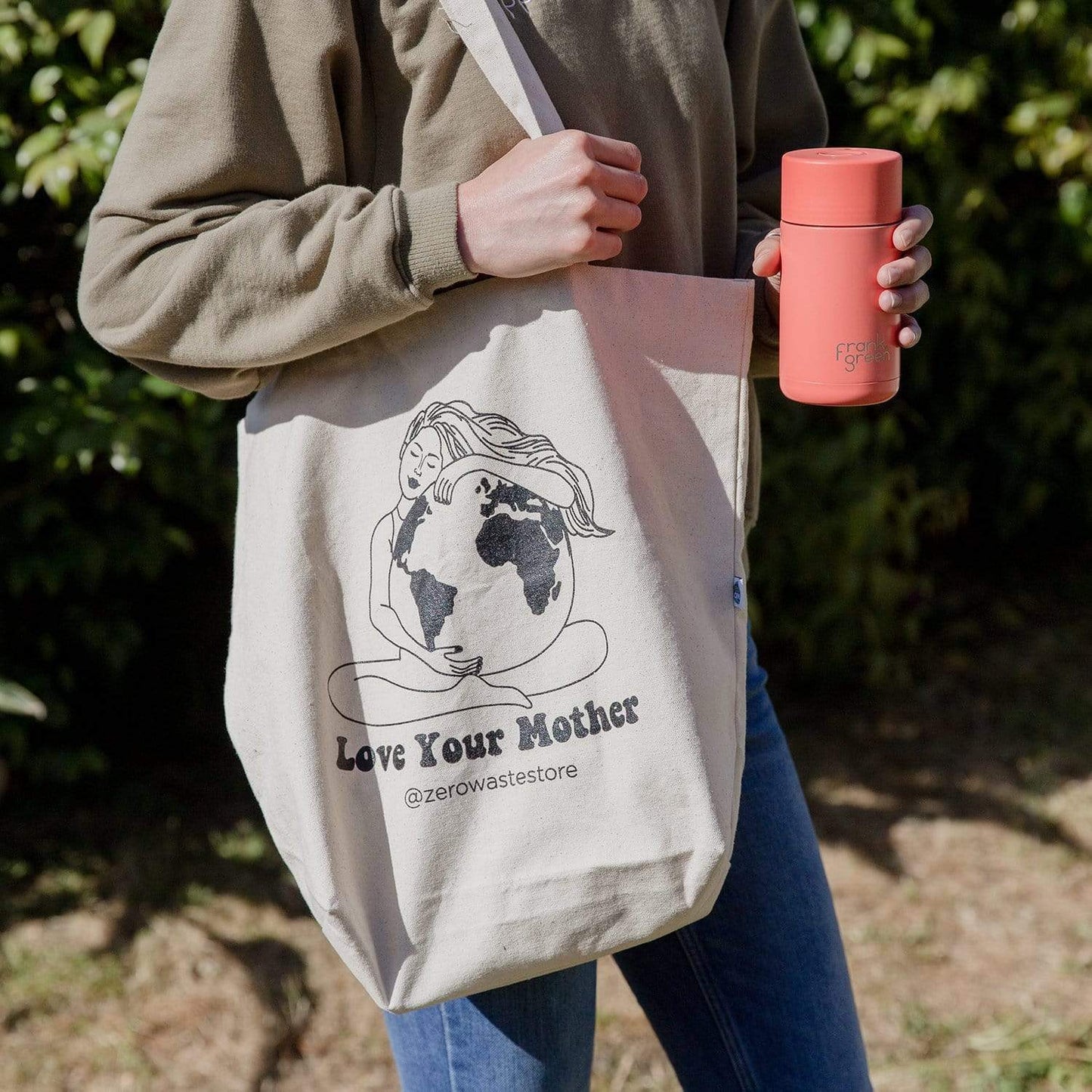 Love Your Mother Organic Tote Bag