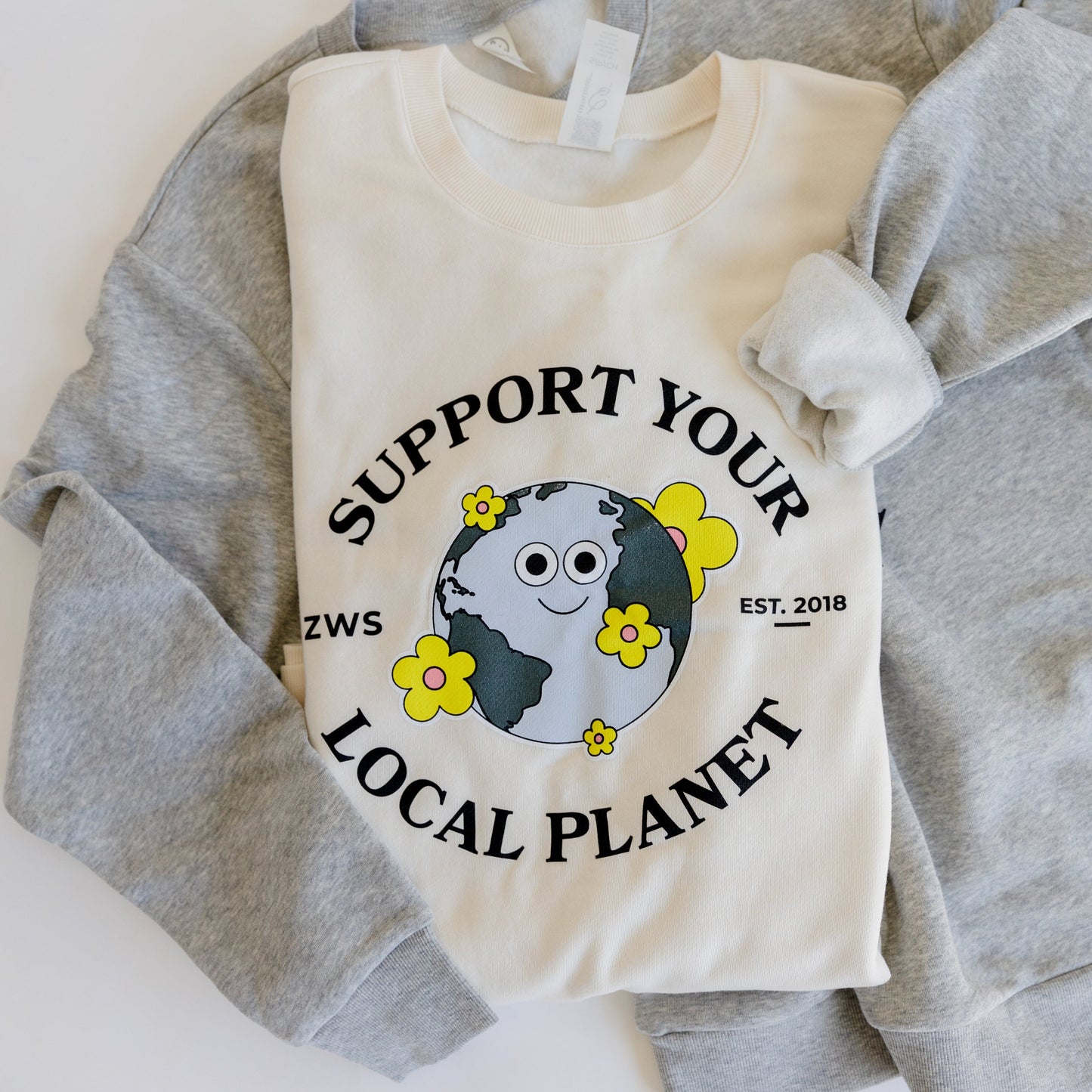 Support Your Local Planet Sweatshirt - 2 Color Options