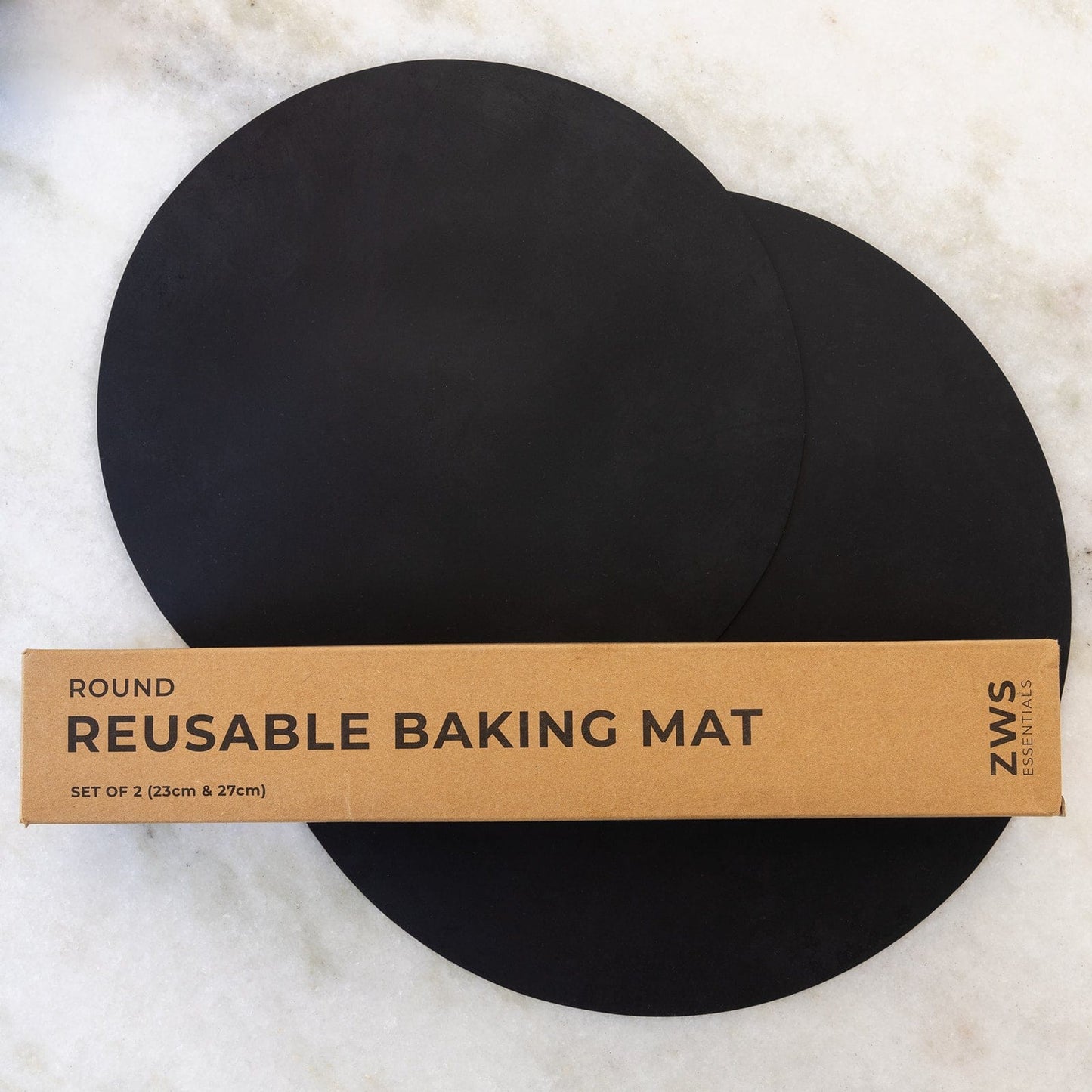 Silicone Baking Mat 2-Pack - Rectangle and Round