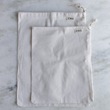 Muslin Produce Bag - Multiple Sizes - Zero Waste Muslin Bag